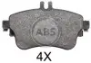 Тормозные колодки дисковые A.B.S. 37912 (фото 1)