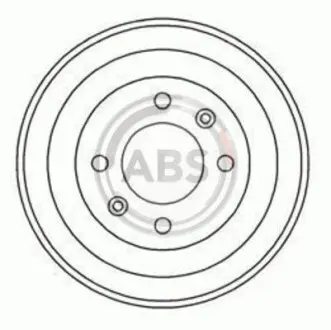 Тормозной барабан A.B.S. 5255S