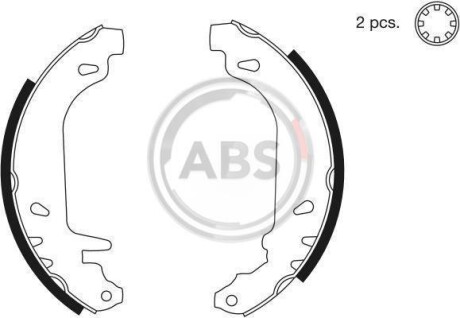 Гальмiвнi колодки барабаннi A.B.S. 8135 (фото 1)
