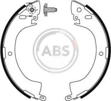 Тормозные колодки барабанные A.B.S. 8657