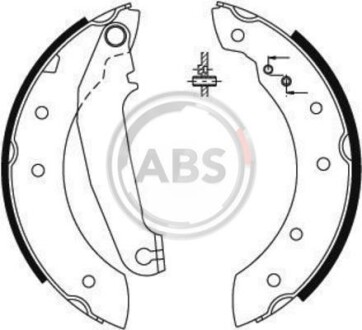 Гальмiвнi колодки барабаннi A.B.S. 8854