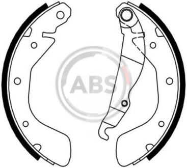 Гальмiвнi колодки барабаннi з ABS A.B.S. 8885