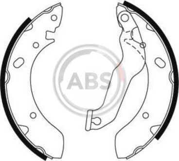 Гальмiвнi колодки барабаннi A.B.S. 8899