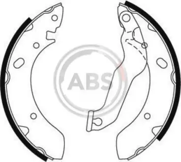 Тормозные колодки барабанные A.B.S. 8899