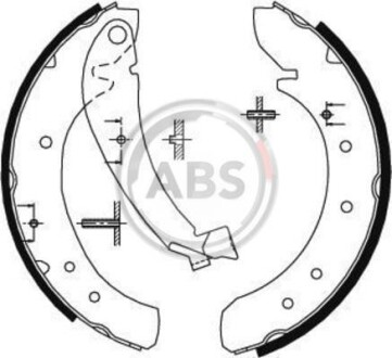 Гальмiвнi колодки барабаннi A.B.S. 8935