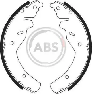 Тормозные колодки барабанные A.B.S. 8937