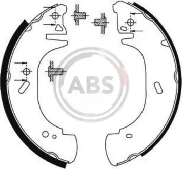 Тормозные колодки барабанные A.B.S. 8941