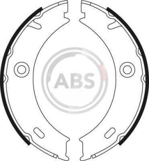 Гальмiвнi колодки барабаннi A.B.S. 9022