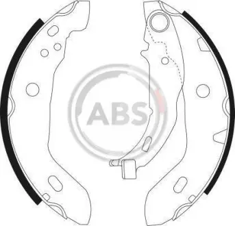 Тормозные колодки барабанные A.B.S. 9041
