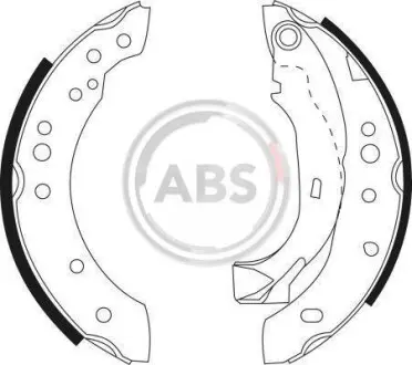 Тормозные колодки барабанные A.B.S. 9127