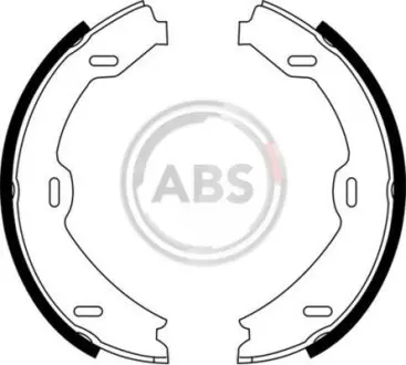 Тормозные колодки барабанные A.B.S. 9140