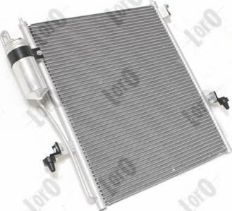 Радiатор кондицiонера з осушувачем Mitsubishi L200 2.5Di-D 05-15 ABAKUS 0330160007