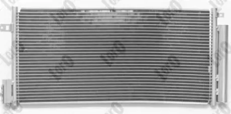 Радiатор кондицiонера з осушувачем Opel Corsa/Fiat Brave II/Grande Punto 05- ABAKUS 0370160027