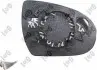 Стекло бокового зеркала левое, с подогревом, электрическое ABAKUS 1555G01 (фото 1)