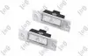 Лiхтар пiдсвiтки номерного знаку к-т 2шт свiтлодiодна LED ABAKUS L032100004LED (фото 1)