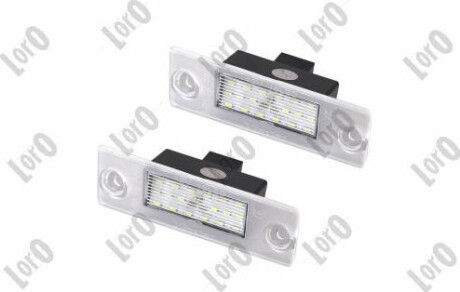 Лiхтар пiдсвiтки номерного знаку к-т 2шт свiтлодiодна LED ABAKUS L032100004LED