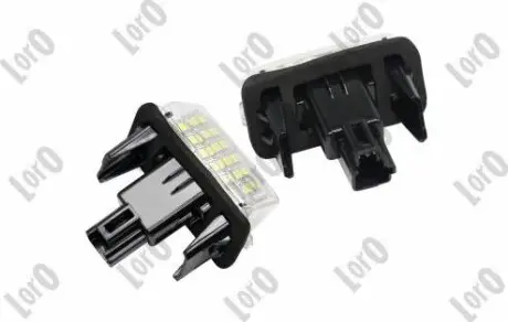 Лiхтар пiдсвiчування номерного знаку 2шт свiтлодiоднi ABAKUS L512100002LED