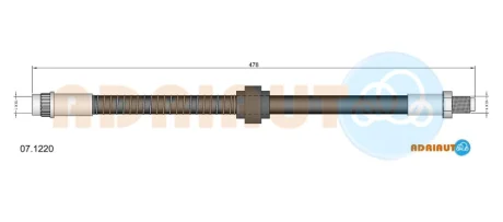 Шланг гальмівний ADRIAUTO 071220