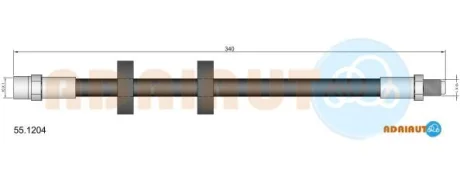 Тормозной шланг ADRIAUTO 551204
