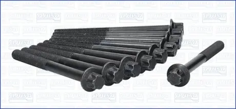 Болт ГБЦ комплект RENAULT MEGANE 2.0 09-, LAGUNA 2.0 07-15 NISSAN QASHQAI 2.0 07-, X-TRAIL 2.0 07- AJUSA 81042900