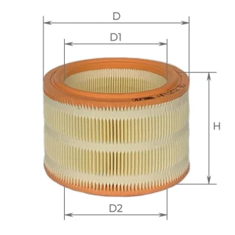 Фільтр повітряний (CITROEN BX, C5, ZX; LADA Niva, 4x4, Taiga; 205, 305, 306, 309) ALPHA FILTER AF0202