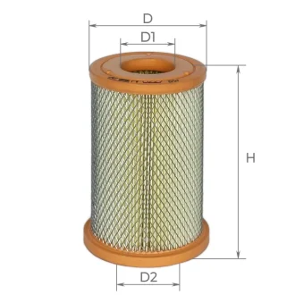 Фільтр повітряний (NISSAN Navara, Pick Up, NP300 Pick Up) ALPHA FILTER AF0227