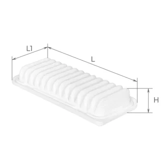 Фільтр повітряний ALPHA FILTER AF1006
