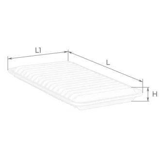 Фільтр повітряний (MAZDA 2, 3, Demio) ALPHA FILTER AF1013