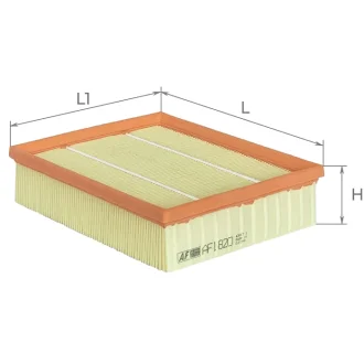 Фільтр повітряний (Hyundai Sonata V) ALPHA FILTER AF1820