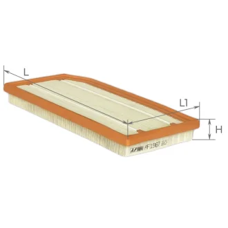 Фільтр повітряний (MERCEDES-BENZ C-Klasse,CLS,E-Klasse Cabrio) ALPHA FILTER AF1967