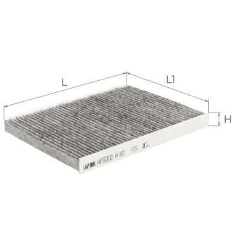 Фільтр салону (Audi,VW,Skoda) ALPHA FILTER AF5002A