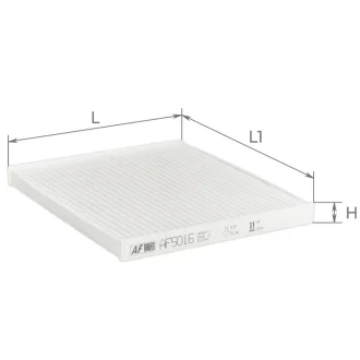 Фільтр салону (Toyota Avensis II) ALPHA FILTER AF5016