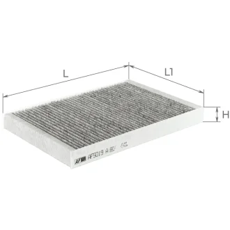 Фільтр салону ALPHA FILTER AF5019A