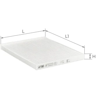 Фільтр повітряний салону (Accent III) ALPHA FILTER AF5023