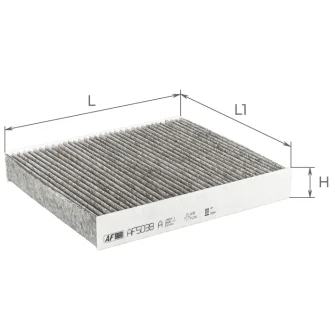 Фільтр салону ALPHA FILTER AF5038A