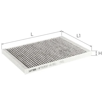 Фільтр салону ALPHA FILTER AF5050A