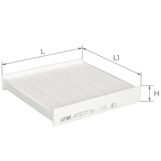 Фільтр салону ALPHA FILTER AF5077