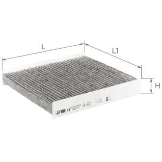 Фільтр салону ALPHA FILTER AF5077A