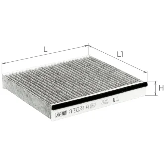 Фільтр салону ALPHA FILTER AF5078a