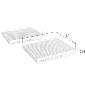 Фільтр повітряний салону (2 шт) ALPHA FILTER AF5091-2