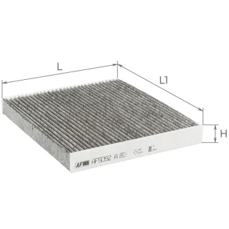 Фільтр повітряний салону ALPHA FILTER AF5092a