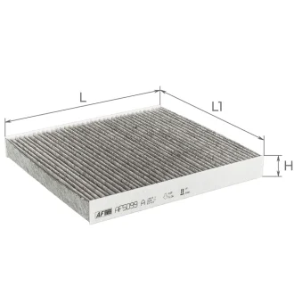 Фільтр повітряний салону ALPHA FILTER AF5099A
