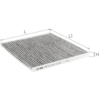 Фільтр салону (Hyundai, KIA) ALPHA FILTER AF5118A