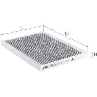 Фільтр салону ALPHA FILTER AF5124a
