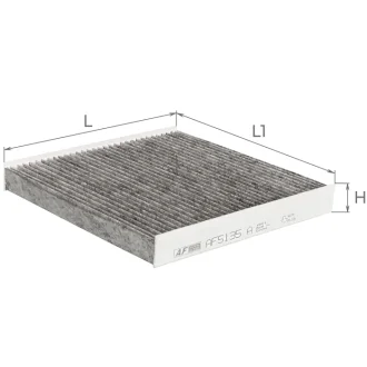 Фільтр салону ALPHA FILTER AF5135a