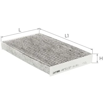 Фільтр салону (RENAULT Megane CC, Megane III) ALPHA FILTER AF5137a