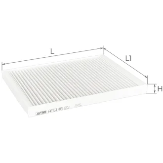 Фільтр повітряний салону (HYUNDAI Elantra) ALPHA FILTER AF5148