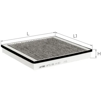 Фільтр повітряний салону ALPHA FILTER AF5196a