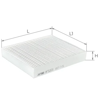 Фильтр салона ALPHA FILTER AF5201