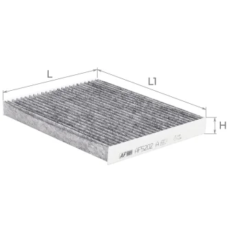 Фильтр салона ALPHA FILTER AF5202A